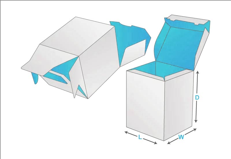 Custom Lock Cap 1-2-3 Bottom Boxes - thumbnail