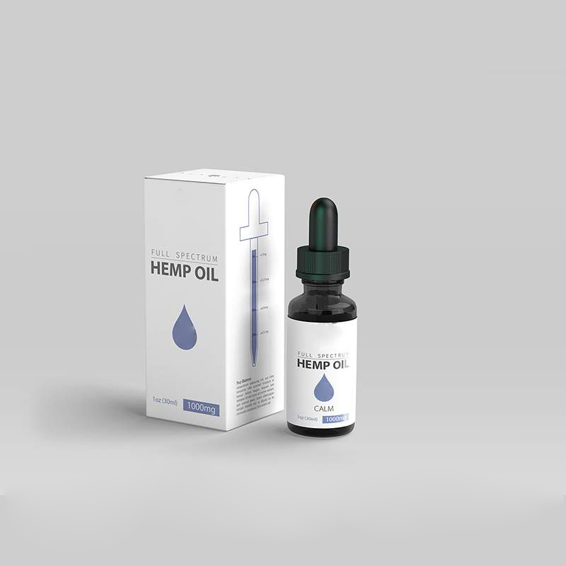 Custom Hemp Oil Dropper Bottle Boxes - thumbnail