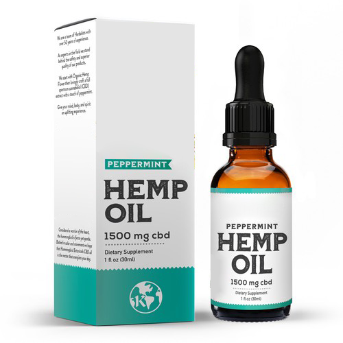 Custom Hemp Oil Dropper Bottle Boxes - thumbnail